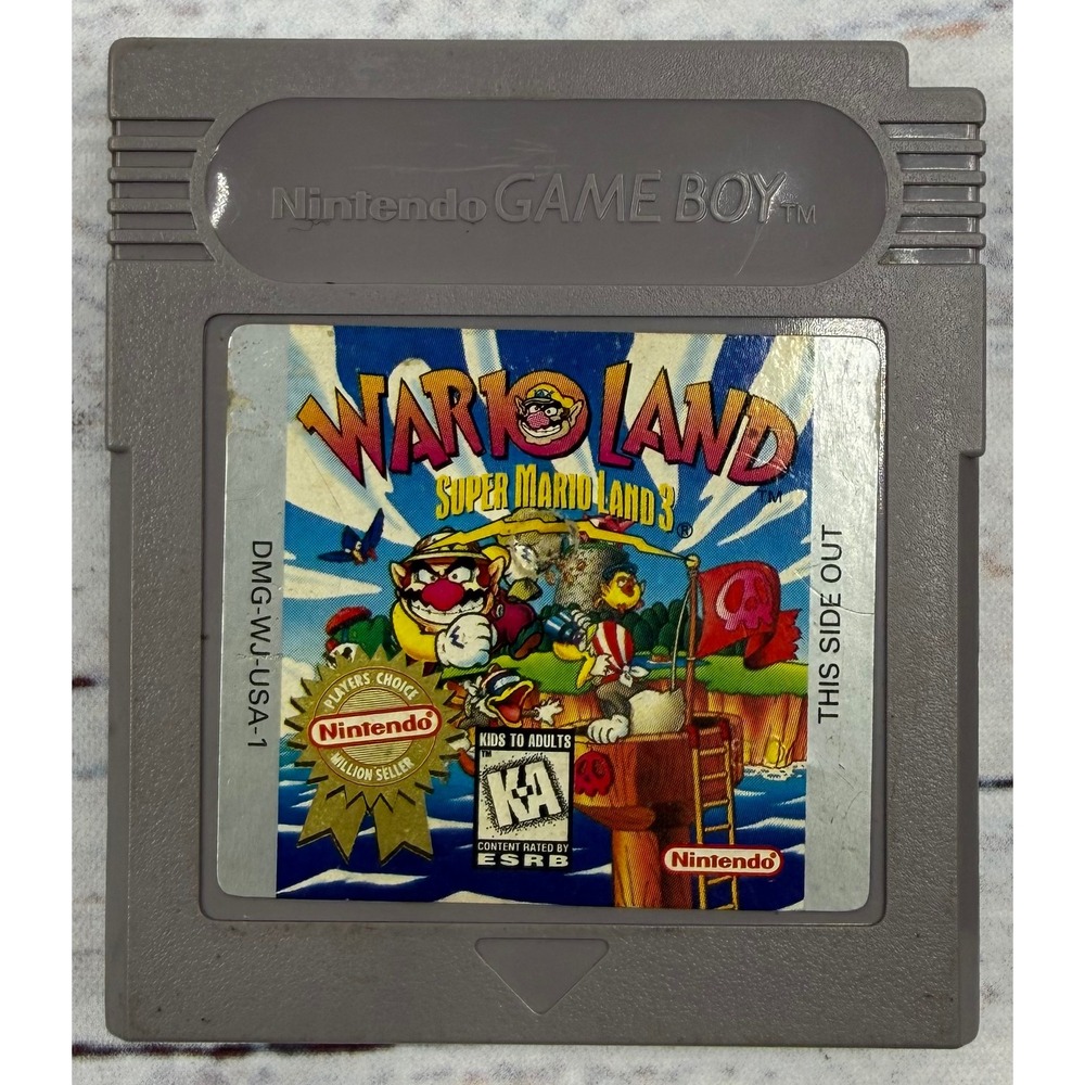 WARIO LAND - SUPER MARIO LAND 3 GAME CARTRIDGE FOR NINTENDO GAMEBOY